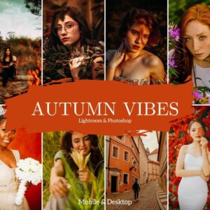 AUTUMN VIBES Lightroom Mobile and Desktop Presets Rustic Instagram Filter Warm dl presets