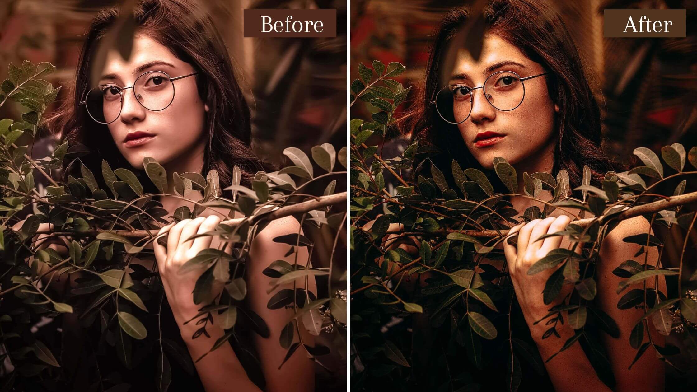 AUTUMN VIBES Lightroom Mobile and Desktop Presets Rustic Instagram Filter Warm - Imagem 2