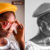 Black & White Lightroom Presets | Monochrome Presets | BW Aesthetic Filter - Imagem 7