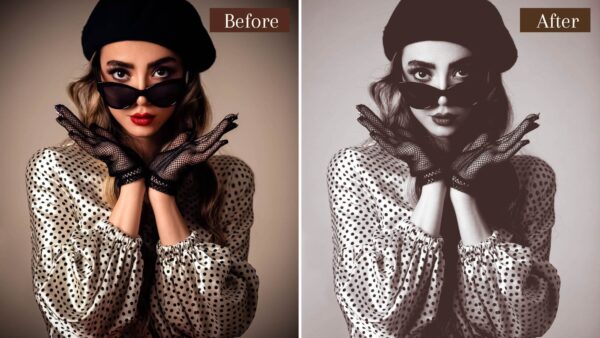 Monochrome Vintage Presets Lightroom Mobile & Desktop Fashion Presets Lifestyle  Old Photo Presets - Image 11