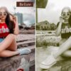 Monochrome Vintage Presets Lightroom Mobile & Desktop Fashion Presets Lifestyle  Old Photo Presets - Imagem 7