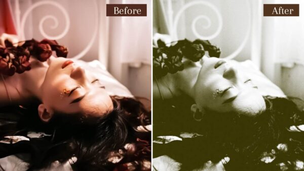 Monochrome Vintage Presets Lightroom Mobile & Desktop Fashion Presets Lifestyle  Old Photo Presets - Image 8