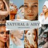 Natural & Airy Presets Lightroom Mobile & Desktop Bright Filters
