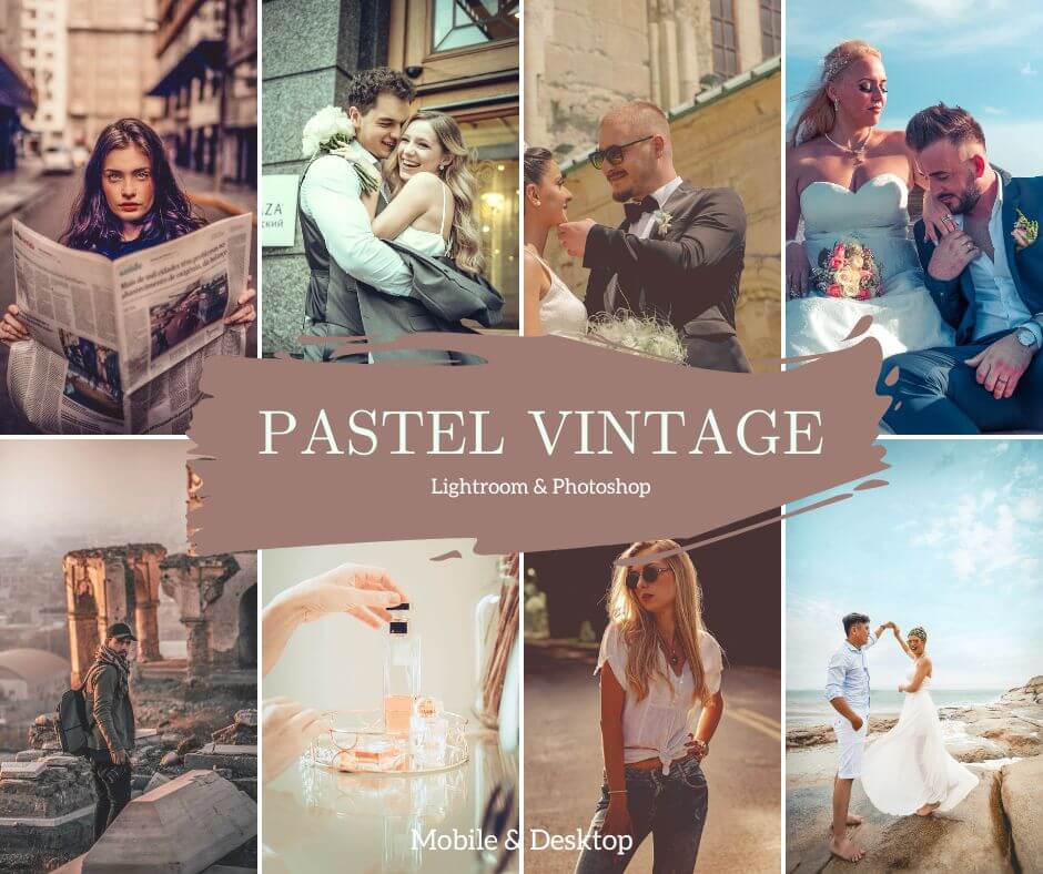 Pastel Vintage Presets Lightroom Mobile & Desktop Film Preset 35mm Photo Filters VSCO
