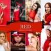 Red Presets Lightroom Mobile & Desktop Fashion Influencer Travel Presets Colorful -DL Presets